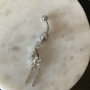 Bellybutton ring piercing 14g